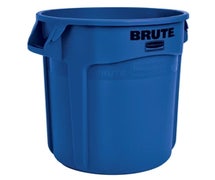 Rubbermaid 1779699 Brute 10-Gallon Round Trash Can, Blue