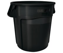 Rubbermaid 1867531 Brute 32-Gallon Round Trash Can, Black
