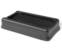 Rubbermaid FG267360BLA Swing Top Lid For Slim Jim Containers, Black