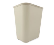 Rubbermaid FG254400BEIG Fire Resistant Wastebasket, 40 Qt., Beige