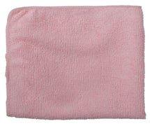 Rubbermaid 1820577 Light-Duty Microfiber Cloth, 12" x 12", Pink