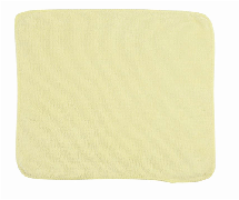 Rubbermaid 1820580 Light Duty Microfiber Cloth, 12" x 12", Yellow