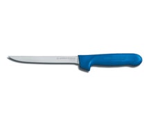 Color Coded Narrow Boning Knife - Sani-Safe, 6" Blade, Blue