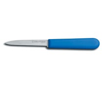 Color Coded Chefs Style Paring Knife - 3-1/4" Blade, Blue