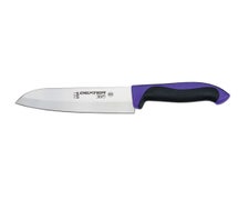 Dexter Russell 36004 - 360 Series 7" Santoku Knife with Color Coded Handle, Purple