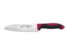 Dexter Russell 36004 - 360 Series 7" Santoku Knife with Color Coded Handle, Red