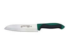 Dexter Russell 36004 - 360 Series 7" Santoku Knife with Color Coded Handle, Green