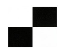 Marko 57414242SM503 - Extra Heavy Vinyl Tablecloth Size: 42"x42", Checkered Flag, Black/White, By the Each