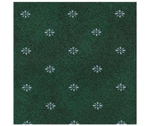 Marko 57195252SM064-DZ - Extra Heavy Vinyl Tablecloth Size: 52"x52", Forest Green, Aster Pattern, Dozen