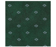 Marko 57195252SM064 - Extra Heavy Vinyl Tablecloth Size: 52"x52", Forest Green, Aster Pattern, By the Each