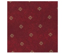 Marko 57195252SM023 - Extra Heavy Vinyl Tablecloth Size: 52"x52", Maroon, Aster Pattern, By the Each