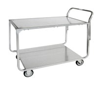 Hubert Galvanized Steel Produce Cart - 43"L x 25"W x 41"H