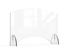 Rosseto AG010 Avant Guarde 36"Wx28"H Acrylic Sneeze Guard with Pass-Through Window