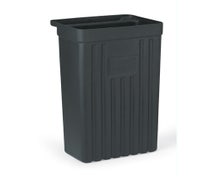 Vollrath 9728810 Refuse Bin for Bussing and Utility Carts, Black