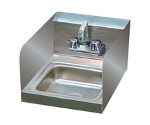 Advance Tabco 7-PS-23-EC-SP-2X Hand Sink With 7 3/4" Side Splashes, Wall Model, 9" Wide