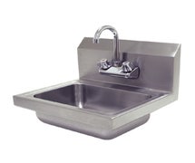 Advance Tabco 7-PS-EC-1X Hand Sink, Wall Model, 14" Wide X 10" Front-To-Back X 5" D