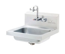 Advance Tabco - 7-PS-55 - Eye Wash Hand Sink, Wall Model, 14"W X 10" Front-To-Back X 5" Deep Bowl, 20 Gauge 304 Series Stainless Steel