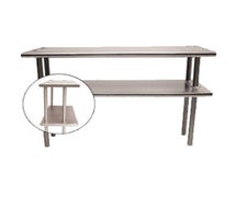 Advance Tabco - CDS-18-96 - Shelf, Table Mounted, Double Deck, 18"W X 96"L