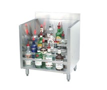 Advance Tabco CRLR-24 Underbar Basics Liquor Bottle Display Unit, (5) Steps, 24"W