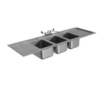 Advance Tabco DBS-63C Bar Sink, Drop-In, 72-5/16"W