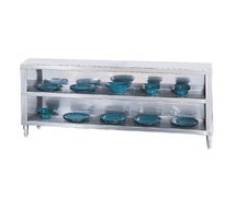 Advance Tabco - DC-187 - Chef'S Table Dish Cabinet, 84" Long, 18"D, Open Base With Mid-Shelf