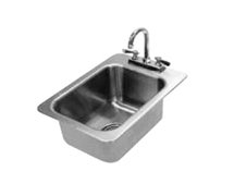Advance Tabco - DI-1-10 - Drop-In Sink, 1-Compartment, 10"W X 14" Front-To-Back X 10" Deep Bowl