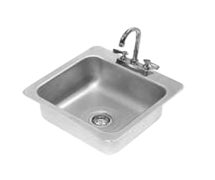 Advance Tabco - DI-1-168 - Drop-In Sink, 1-Compartment, 16"W X 14" Front-To-Back