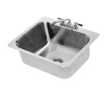 Advance Tabco - DI-1-2012 - Drop-In Sink, 1-Compartment, 20"W X 16" Front-To-Back X 12" Deep Bowl