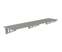 Advance Tabco DT21-4 Slotted Wall Shelf, 48"W X 21"D