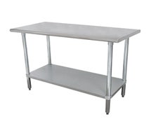 Advance Tabco ELAG-185-X Work Table with Undershelf, 60"W x 18"D