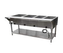 Advance Tabco HF-4E-240-X Hot Food Table, Electric, 62-3/8"W, (4) 12" X 20" Wells