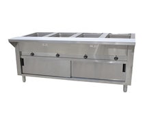 Advance Tabco HF-4E-240-DR Hot Food Table, Electric, 62-3/8"W, (4) 12" X 20" Wells