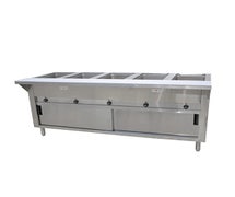 Advance Tabco HF-5E-240-DR Hot Food Table, Electric, 77-3/4"W, (5) 12" X 20" Wells