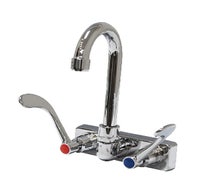 Advance Tabco K-316-X Faucet With Wrist Handles (4 Long Blades), Splash Mounted