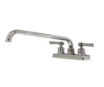 Advance Tabco K-53 Faucet, 4" O.C., Deck Mounted With 12" Swing Spout