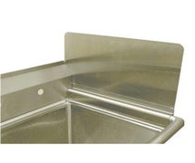 Advance Tabco K-700 Side Splash, Removable, For NSF Sinks & Dish Tables