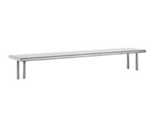 Advance Tabco OTS-12-96 Single Deck Table Mounted Stainless Steel Shelf, 96" x 12"