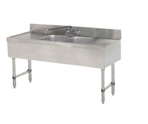 Advance Tabco SLB-42C Sink Unit, 2-Compartment, 48"W