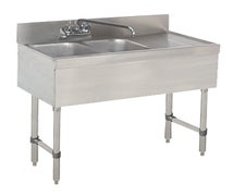 Advance Tabco SLB-32L Sink Unit, 2-Compartment, 36"W