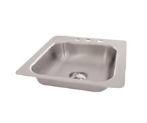 Advance Tabco - SS-1-1919-10 - Smart Series Drop-In Sink, 1-Compartment, 16"W X 14" Front-To-Back X 10" Deep Bowl, 18 Gauge 304 Series Stainless Steel