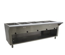 Advance Tabco SW-5E-240-BS Hot Food Table, Electric, 77-3/4"W, (5) 12" X 20" Wells