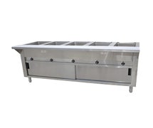 Advance Tabco SW-5E-240-DR Hot Food Table, Electric, 77-3/4"W, (5) 12" X 20" Wells
