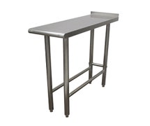 Advance Tabco TFMS-122-X 16 Gauge Stainless Steel Open Base Equipment Filler Table, 12"x24" 