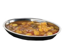 American Metalcraft D406 Stainless Steel Oval Sauce Cup - 4 oz. Capacity