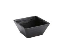 American Metalcraft FSMEL53 Melamine Bowl, Square, Faux Slate, 23 Oz.