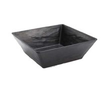 American Metalcraft FSMEL94 Melamine Bowl, Square, Faux Slate, 125 Oz.