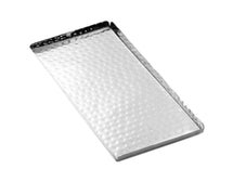American Metalcraft HMST10 Stainless Steel, Hammered Tray With Sides, 10" L