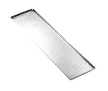 American Metalcraft HMST20 Stainless Steel, Hammered Tray With Sides, 20-1/8" L