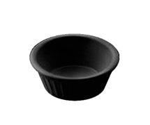 American Metalcraft MRF250BL Ramekin, Melamine, Fluted, Black, 2 Oz.