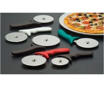American Metalcraft PIZR2 Pizza Cutter, Plastic Handle W/Red Handle, 4" Dia.